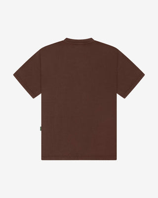 Brun|Brun T-shirt classique en coton biologique