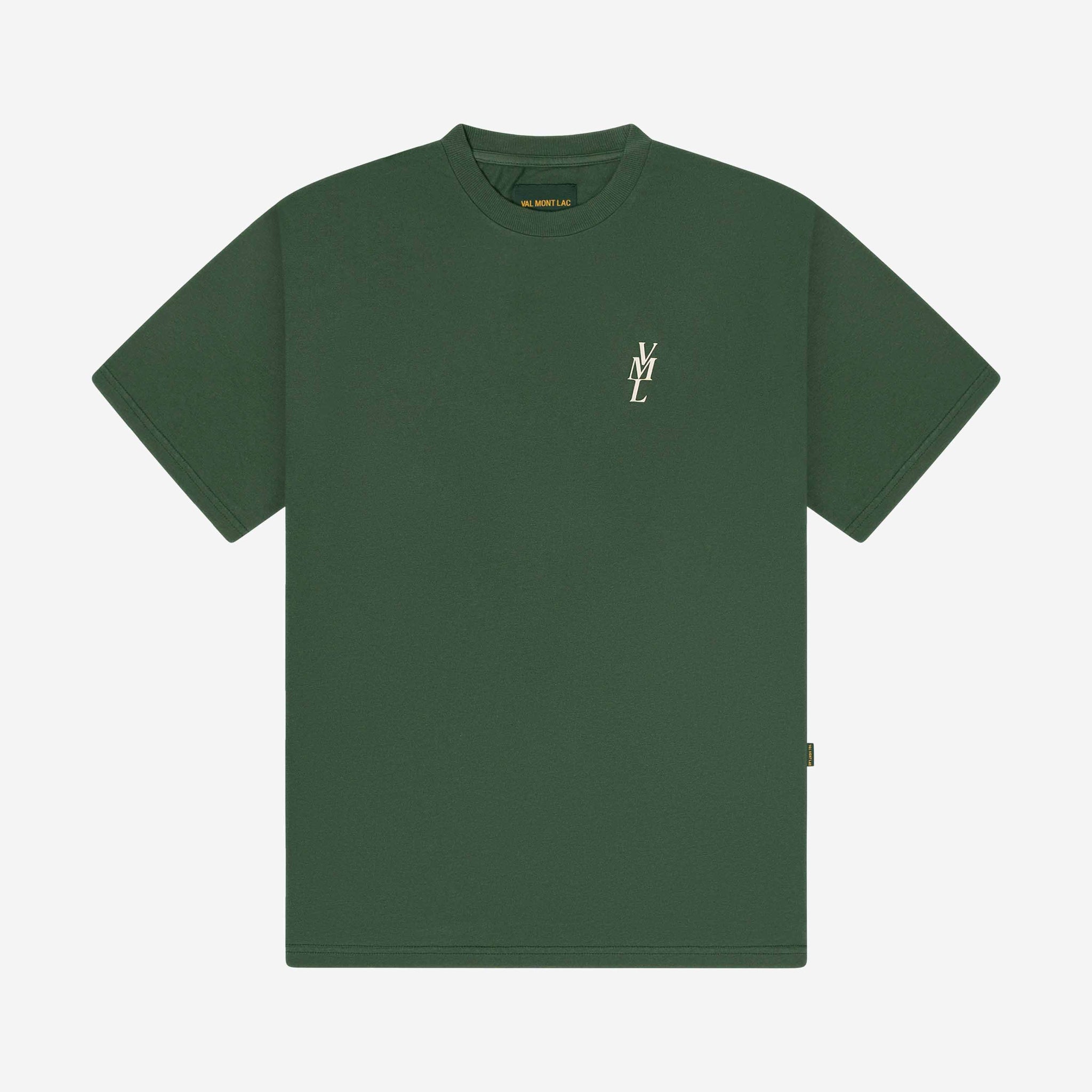 T-shirt à emblème alpin vert|vert