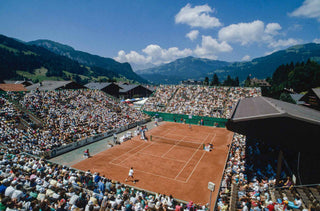 Tennis tournament in Gstaad