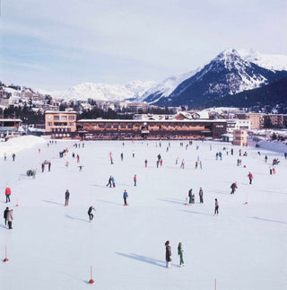 Schlittschuhlaufen in Davos