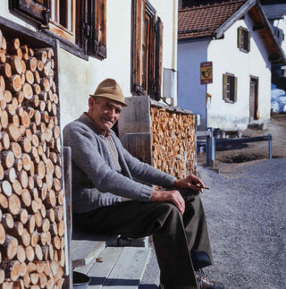 Vecchio contadino svizzero